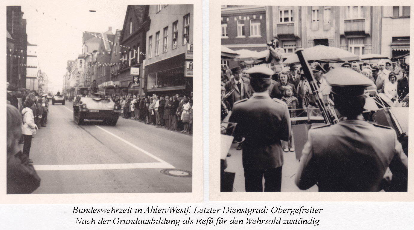 BW-Zeit 1972/73 in Ahlen/Westf.